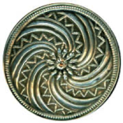 22-1.6  Radial designs (pinwheel) - silver